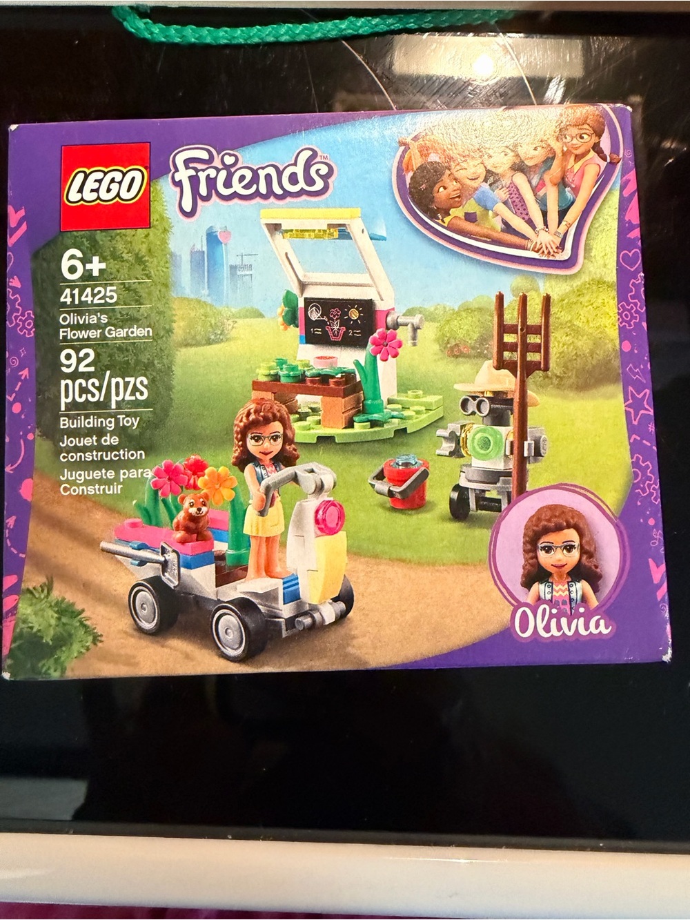 Lego Friends Olivia Flower Garden Playset - Purple, White, Green